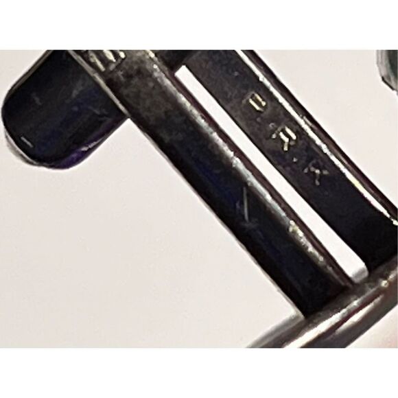 Vintage P.R.K. 925 Sterling Silver Vintage Engraved Cufflinks Men’s Jewelry - Picture 5 of 7